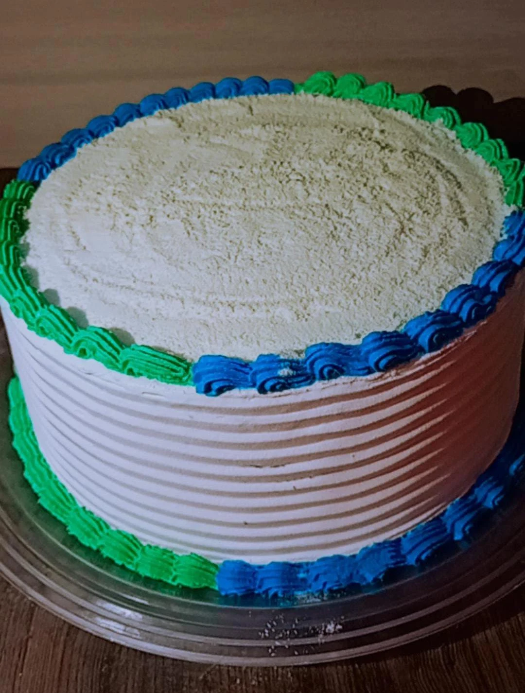 Verde e azul — produto da Joy's Cakes